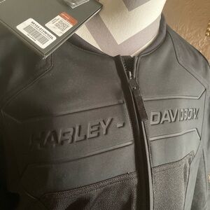 Harley-Davidson® Brawler Genuine Mixed Media Jacket Men's Size 2XL 98103-21VM